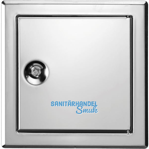 UPMANN Revisionst�r Softline Vierkantverschluss Edelstahl poliert 200x200 mm