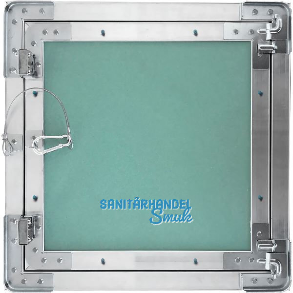 UPMANN Revisonsklappe Alu-Eco Flex 500x500 mm mit Gipskarton-Einlage 12,5 mm