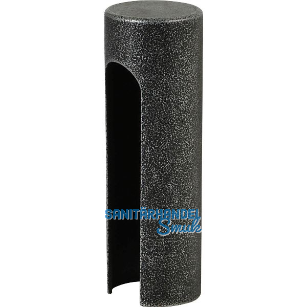 Aufsteckh�lse flachrund, Band � 15mm,Bandh�he 92mm, verzinkt schwarz passiviert