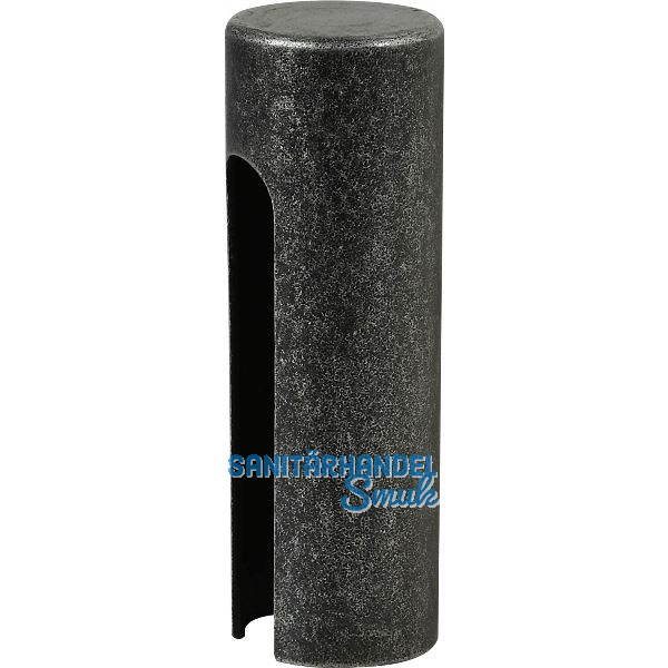 Aufsteckh�lse flachrund, Band � 20mm,Bandh�he 112mm, verzinkt schwarz passiviert