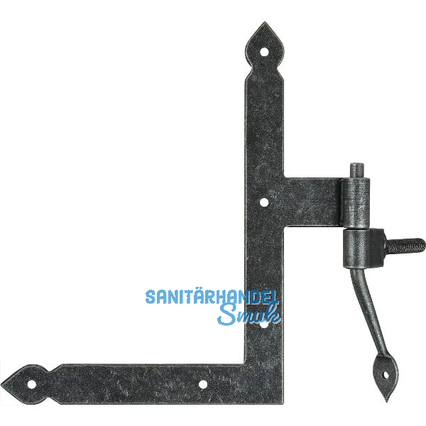 HALC� Fensterwinkelband Fulp, 190 x 140 mm, Stahl verzinkt schwarz passiviert