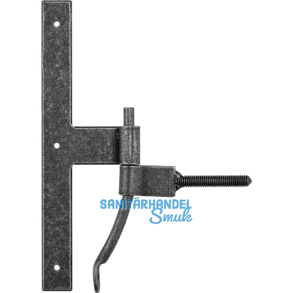 HALC� Fenstermittelband Hall, 190 mm, Stahl verzinkt schwarz passiviert