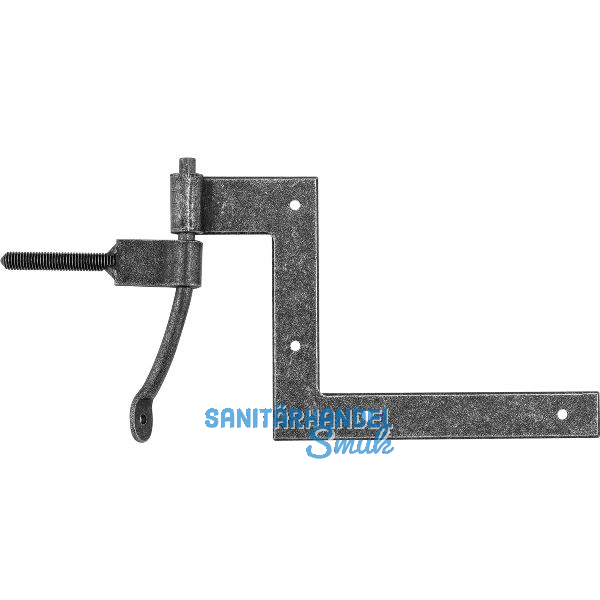 HALC� Fensterwinkelband Hall, 112,5 x 140 mm, Stahl verzinkt schwarz passiviert