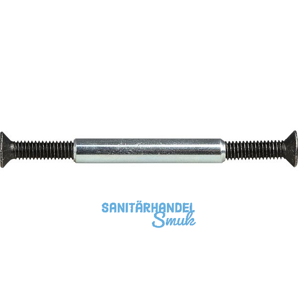 HALC� H�lsenschraube f�r Rosettenbefestigung T�rst�rke 40-56, schwarz passiviert