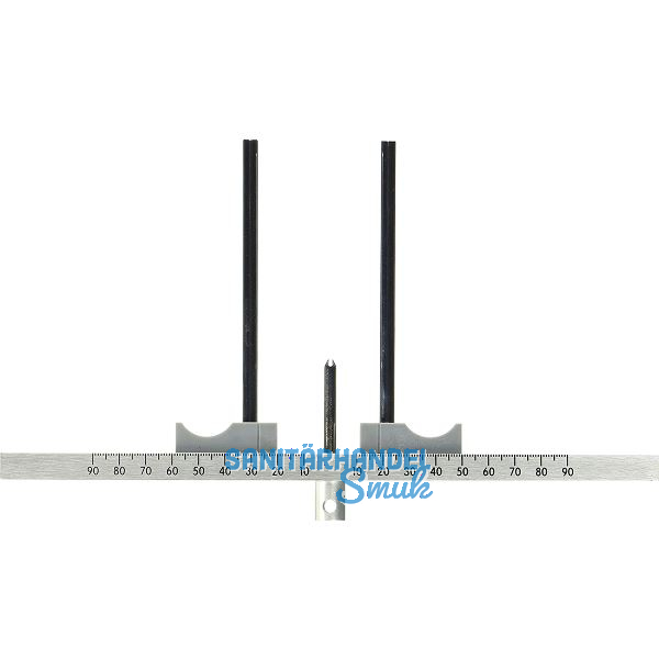 Zylindermesslehre Aluminium silber eloxiert