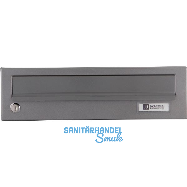 JU Ersatzt�re f�r Hausbrieffachanlage 375 x 110 mm, graualuminium RAL 9007
