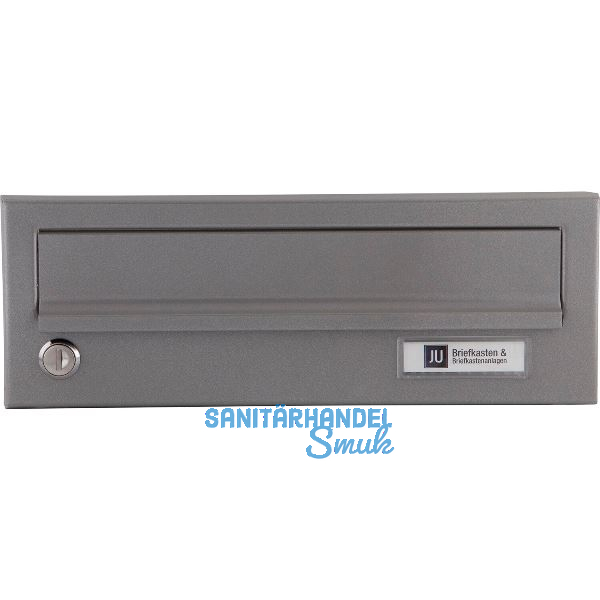 JU Ersatzt�re f�r Hausbrieffachanlage 300 x 110 mm, graualuminium RAL 9007