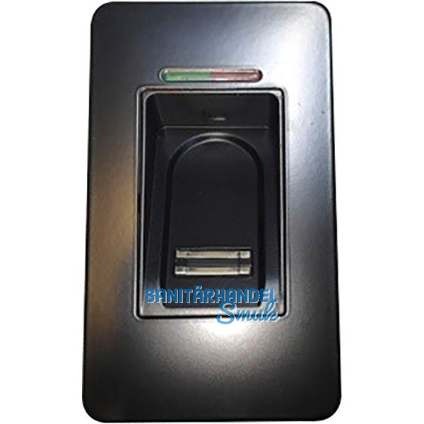 IDENCOM Fingerscanner BioKey Inside APP, Edelstahl-schwarz