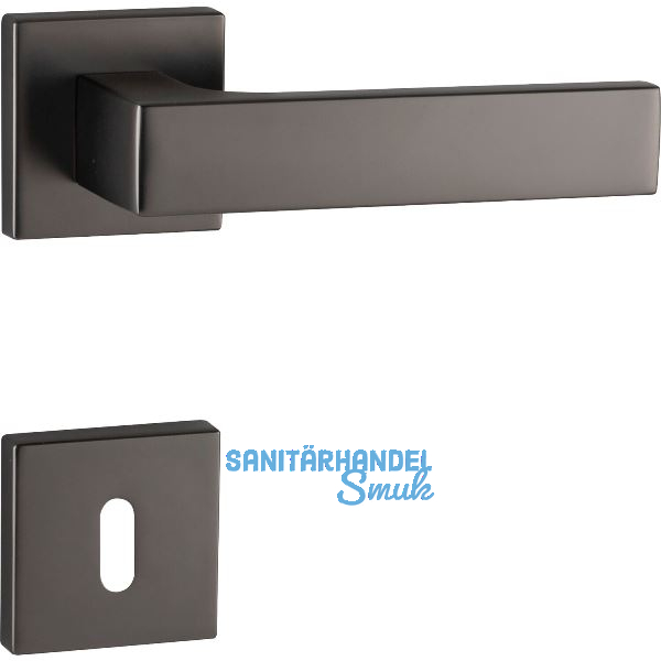 MARCHESI Dr�ckergarnitur BUDAPEST Rosette BB, 38-45 mm, Zamak vernickelt dunkel