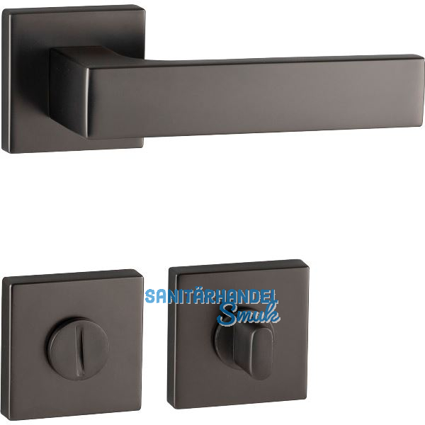 MARCHESI Dr�ckergarnitur BUDAPEST Rosette WC, 38-45 mm, Zamak vernickelt dunkel