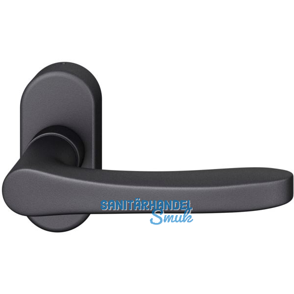 FSB Rahment�rdr�cker 09 1106 Hochhaltefeder B ovale Rosette Aluminium schwarz