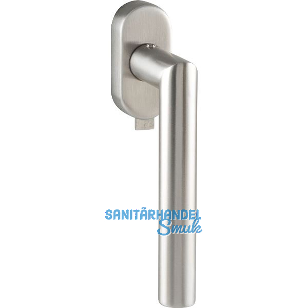 MARCHESI Fenstergriff GEHRUNG mit Verriegelung, Edelstahl matt