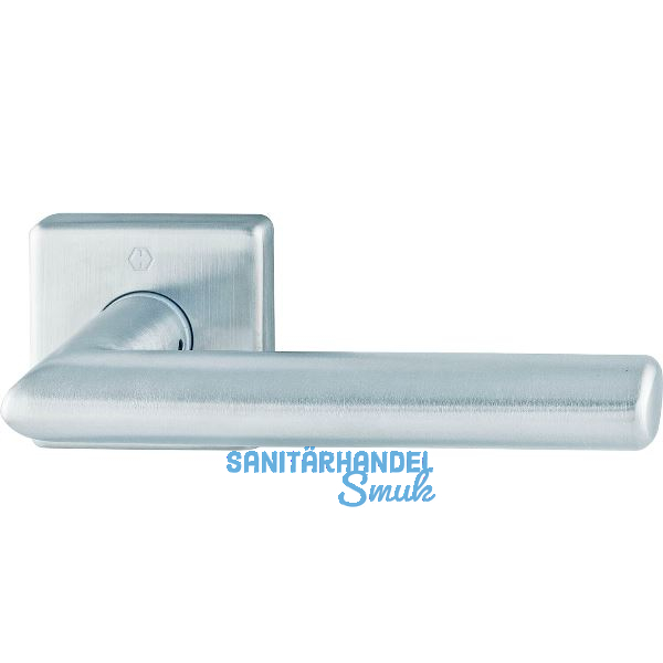 HOPPE Dr�ckerhalbgarnitur STOCKHOLM eckig, Vierkant 10/62 mm, Edelstahl matt