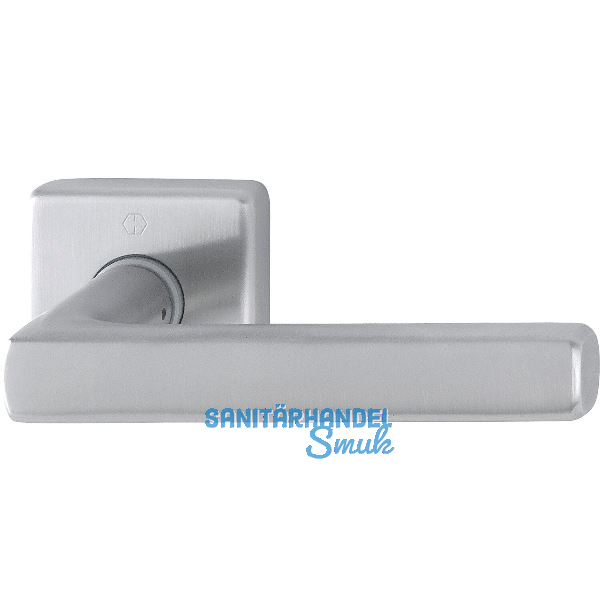 HOPPE Dr�ckerhalbgarnitur DALLAS eckig, Vierkant 8/62 mm, Edelstahl matt