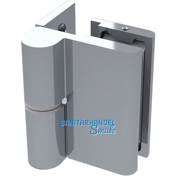Duscht�rband 8410N HS 90� Glas-Wand, rechts, Zamak verchromt poliert