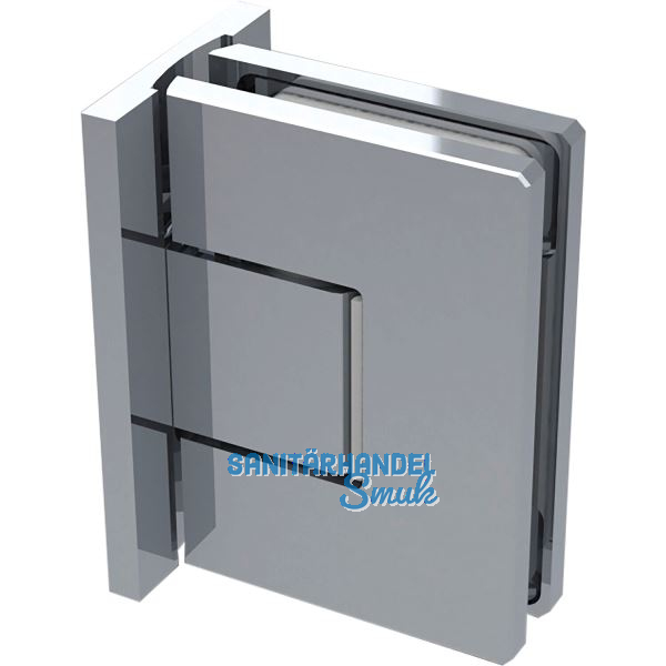 Duscht�rband 8500N Polymer 90� Glas-Wand, Feststellung,Messing verchromt poliert