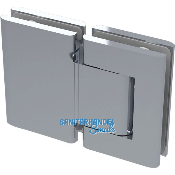 Duscht�rband/Hydraulikband 8015BTJC 180� Glas-Glas, Aluminium silberf�rbig