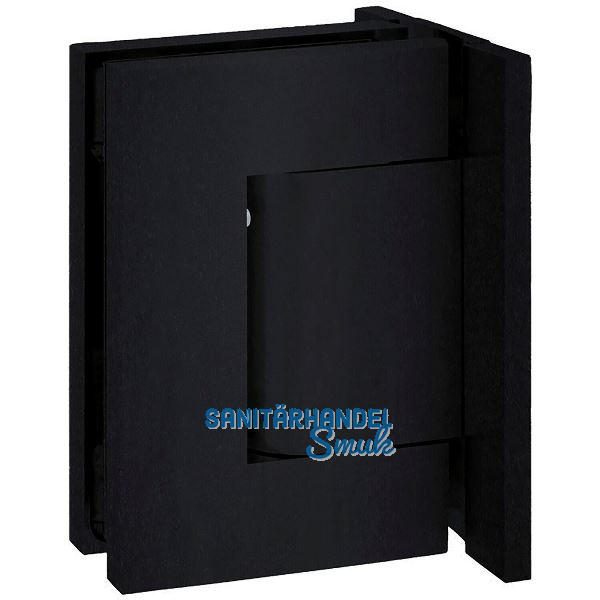 Pendelt�rband Biloba 8910 90� Glas-Wand, mit Feststellung,Edelstahl schwarz matt