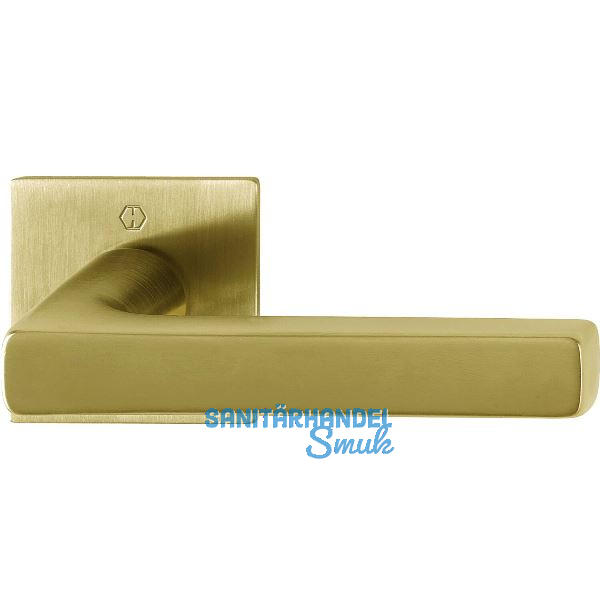 HOPPE Dr�ckergarnitur DALLAS eckig, ohne Schl�sselrosette, messingfarben hell