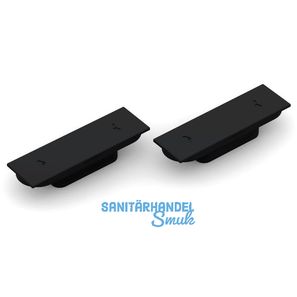 T�rmagnet Magnotica Pro SE, 73 x 22 mm, Abdeckkappe rechteckig, Zamak schwarz