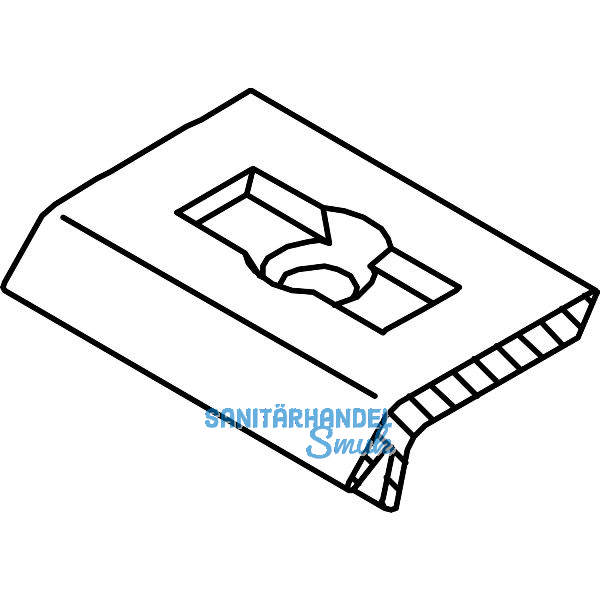 GUTMANN Klipshalter FP 16-20 zu FP 16, Kunststoff transparent
