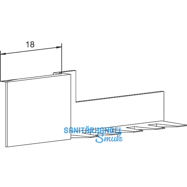 Dichtungsendst�ck VESU19, Kunststoff grau