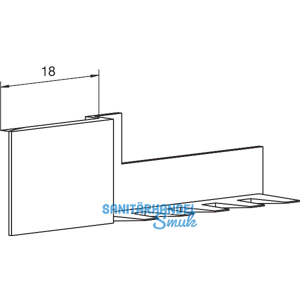 Dichtungsendst�ck VESU19, Kunststoff graphitgrau
