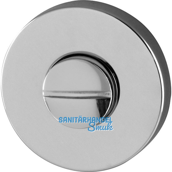 SOLIDO WC-Rosette 52 x 9 mm, Messing verchromt gl�nzend