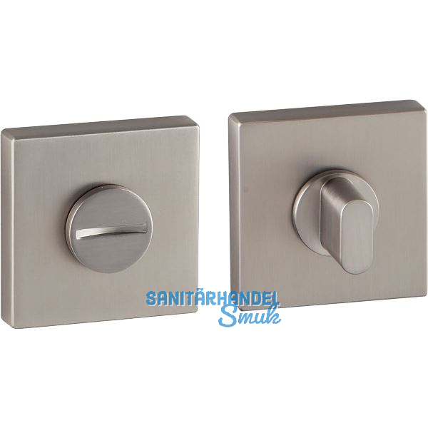 MARCHESI WC-Rosette, 52 x 52, H�he 10 mm, Zamak vernickelt matt