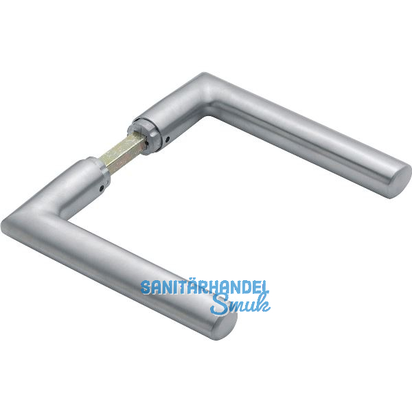 HOPPE Dr�ckerpaar Stockholm, ohne Rosetten, Edelstahl matt