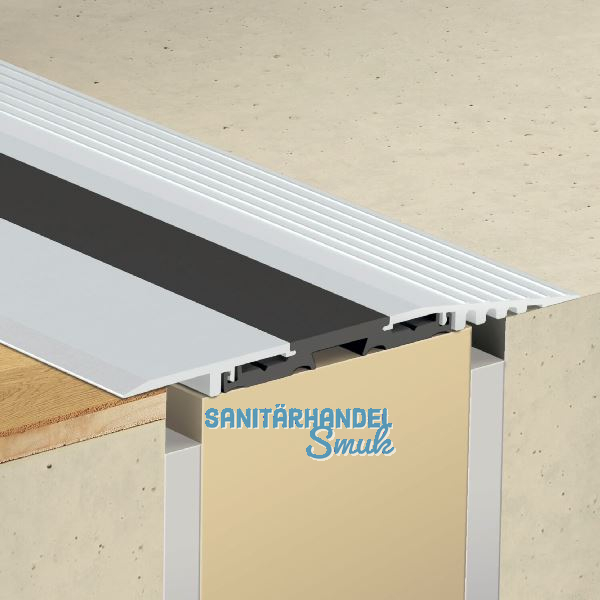 PLANET Click-T�rschwelle F130, L�nge 1190 mm, Aluminium silber eloxiert