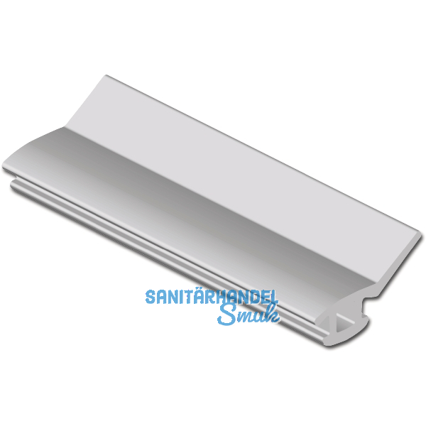 Dichtungsprofil f�r Halteprofil Hart-PVC Isostar, Kunststoff wei�