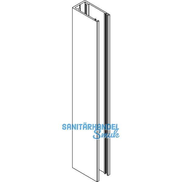 VITRIS Atrivant 80 Wandprofil Alu Silber L=2500 mm