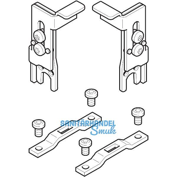 VITRIS Atrivant 80 Zubeh�r-Set Verriegelung Bodenlaufschiene