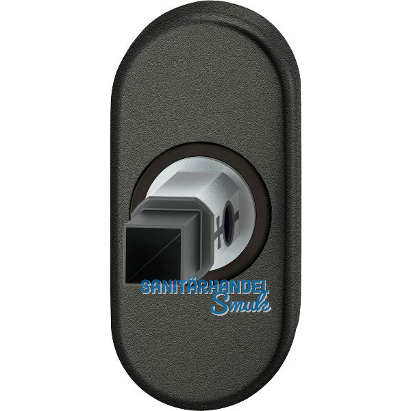 FSB Adapter-Rosette oval Rahment�r, 9 mm, EN179, Aluminium schwarz