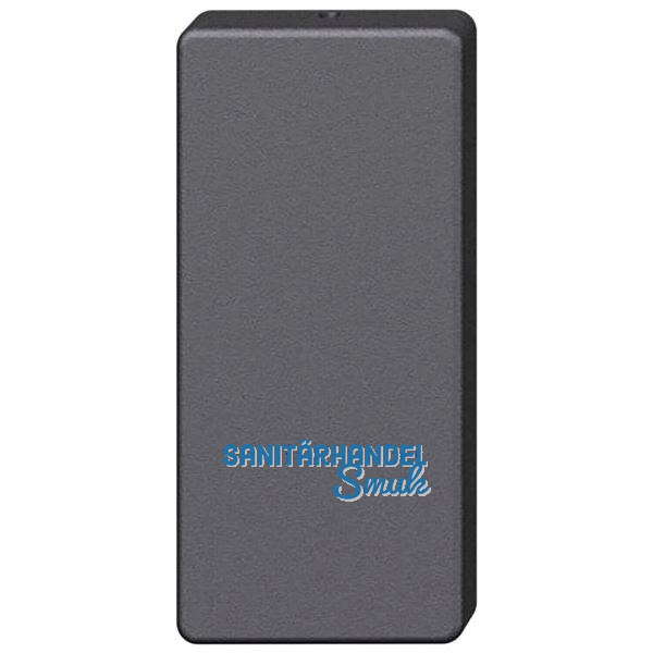 FSB Blindrosette 17 1778 eckig, Aluminium schwarz matt