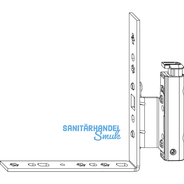 MACO Falzecklagerband DT130 f�r Fenstert�r mit �V, 12/18-13 mm, links, silber