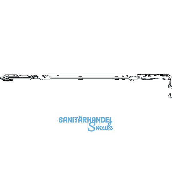 MACO DK-Scherenarm POWER 9V Holz FT24 FFB 801-1300 mm silber links (217473)