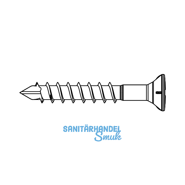 MACO Sonderbohrschraube POWER, Holz/PVC, 4,5x38 mm, TX 20, silber (367828)