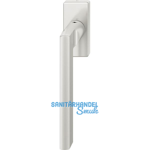 FSB Fenstergriff 34 1035 eckige Rosette, Aluminium silber eloxiert