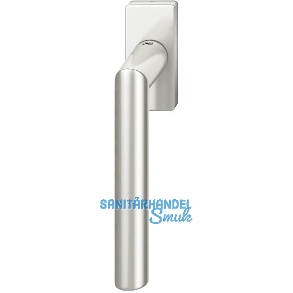 FSB Fenstergriff 34 1076 eckige Rosette, Aluminium silber eloxiert