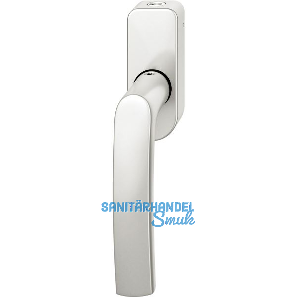FSB Fenstergriff 34 1015 abschlie�bar ovale Rosette, Aluminium silber eloxiert