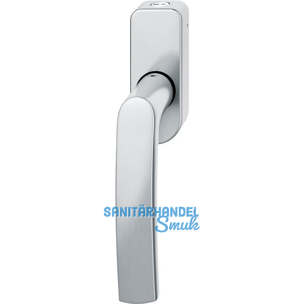 FSB Fenstergriff 34 1015 abschlie�bar ovale Rosette, Edelstahl matt