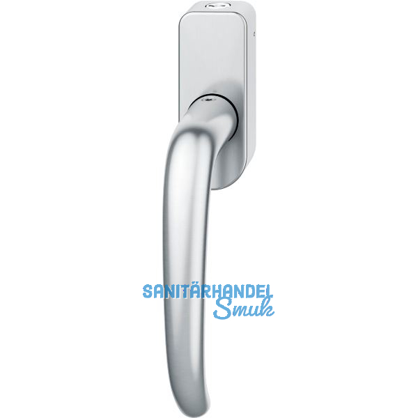 FSB Fenstergriff 34 1023 abschlie�bar ovale Rosette, Edelstahl matt