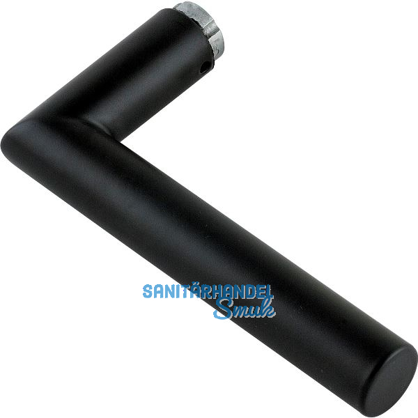 HOPPE Dr�ckerlochteil AMSTERDAM, Edelstahl schwarz matt