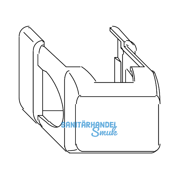 MACO Abdeckung kurz Ecklager AS/DTuni/PVC, verkehrswei� RAL 9016 (41742)