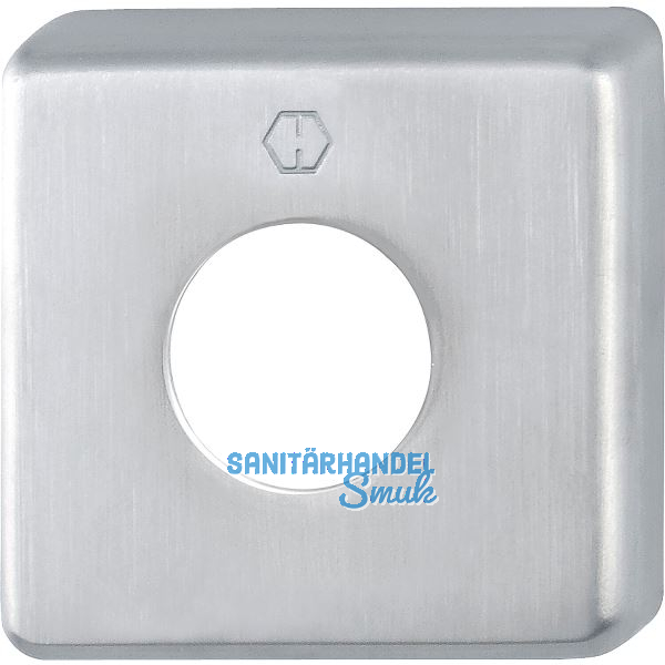 HOPPE Griff-Abdeckrosette eckig, Edelstahl matt