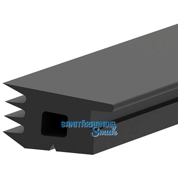 ECONOMY Dichtungsprofil f�r Bodenprofil 0008, 5000 mm, Kunststoff/Gummi