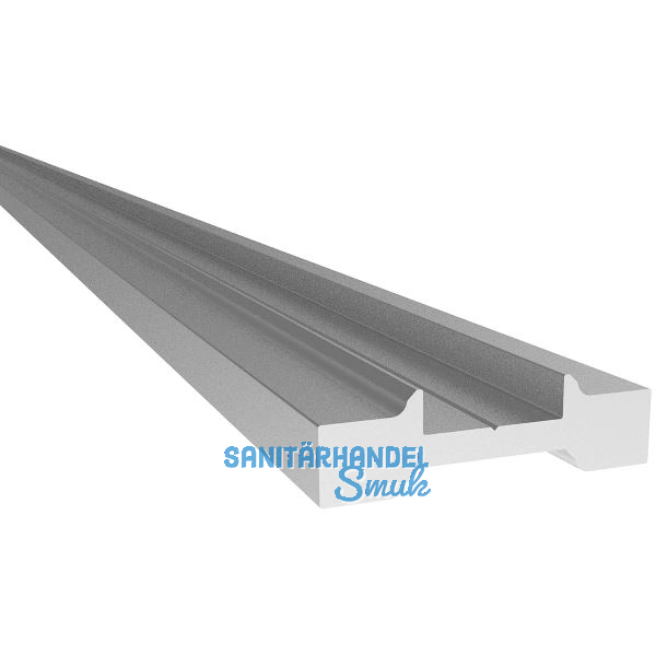 ECONOMY Entw�sserungsprofil f�r Bodenprofile 0005, Aluminium silber eloxiert