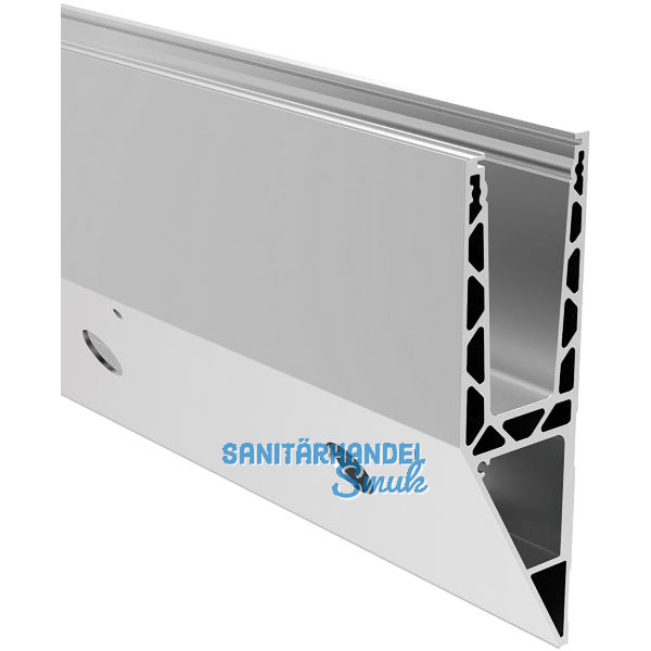 ECONOMY Bodenprofil 0011 verst.FLEX ProXL zur vorgesetzten Montage,2500mm,silber